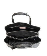 COCCINELLE SWAP Sac &agrave; main en cuir martel&eacute; Noir - Sacs pour Femme - 5