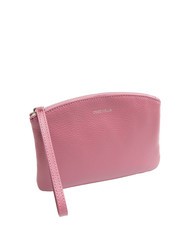 COCCINELLE ROUNDED ENVELOPE Pochette en cuir avec manchette pulpe rose - Sacs pour Femme - 2