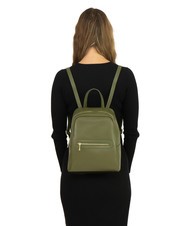 LESAC GELSO Sac à dos en cuir olive - Sacs pour Femme - 5