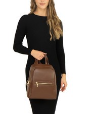 LESAC GELSO Sac à dos en cuir brûlé - Sacs pour Femme - 4