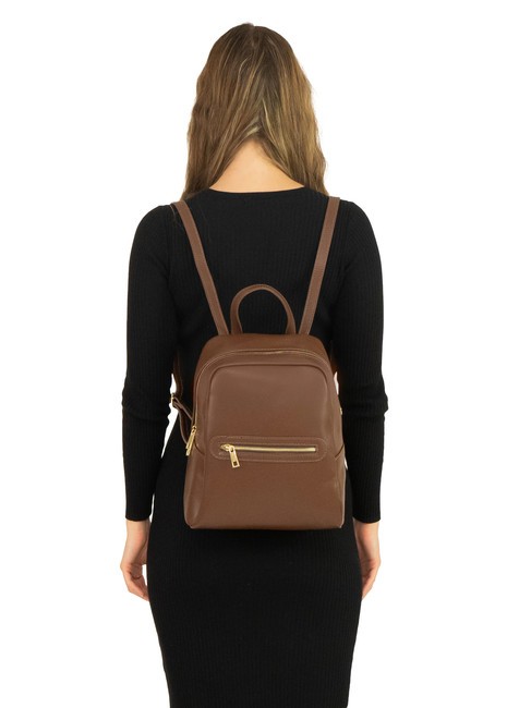 GELSO Sac à dos en cuir brûlé - Sacs pour Femme
