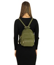 LESAC VANESSA Sac à dos en cuir Dollar olive - Sacs pour Femme - 5