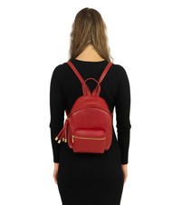 LESAC VANESSA Sac à dos en cuir Dollar rouge - Sacs pour Femme - 5