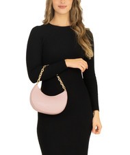 LESAC GIUDITTA Sac hobo en cuir avec cha&icirc;ne rose mill&eacute;naire - Sacs pour Femme - 4