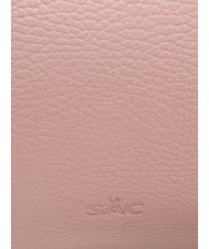 LESAC ALICE Sac à main en cuir avec bandoulière rose millénaire - Sacs pour Femme - 7
