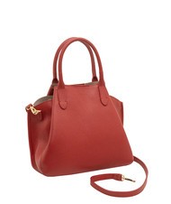 LESAC ALICE Sac à main en cuir avec bandoulière rouge - Sacs pour Femme - 2