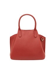 LESAC ALICE Sac à main en cuir avec bandoulière rouge - Sacs pour Femme - 3