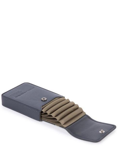 CAMPIONARIO - URBAN Porte-cartes en cuir bleu - Portefeuilles Homme