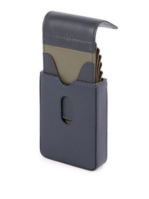 CAMPIONARIO - URBAN Porte-cartes en cuir bleu - Portefeuilles Homme