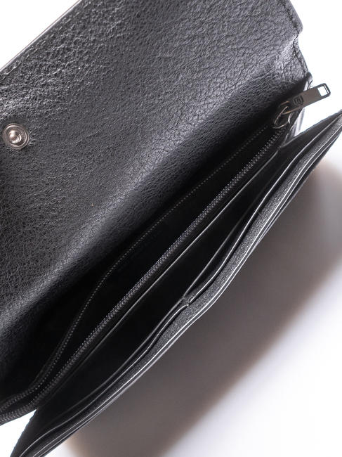 CAMPIONARIO - BLACK SQUARE Pochette &agrave; revers, en cuir Noir - &Eacute;tui pour tablette & Organiseur