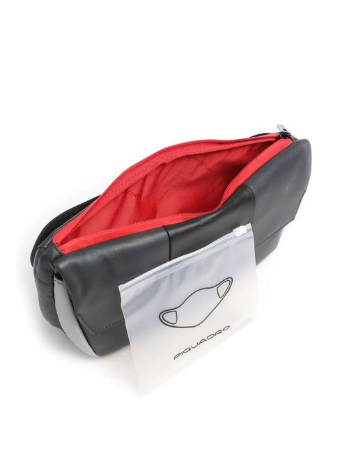 CAMPIONARIO -  URBAN Pochette en cuir gris - Sacs banane