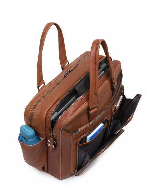 CAMPIONARIO - BLACK SQUARE Sacoche pour ordinateur portable BLACK SQUARE 15 " CUIR - Porte Documents Travail