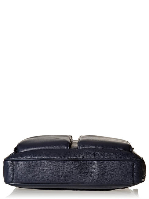 CAMPIONARIO - MODUS Serviette en cuir pour pc 14" bleu - Porte Documents Travail