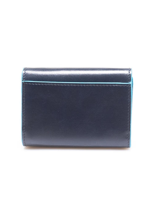 CAMPIONARIO - BLSQ Portefeuille compact en cuir bleu - Portefeuilles Homme