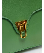 COCCINELLE BEAT ROCK Sac à rabat en cuir craquelé menthe poivrée - Sacs pour Femme - 3