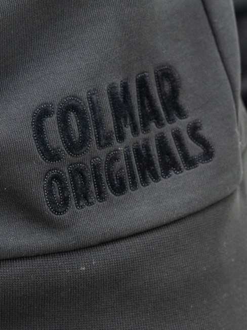 TECHNICAL Sweat col rond logo embossé noir - Pulls molletonnés