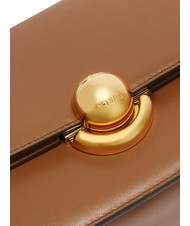 FURLA SFERA Sac bandouli&egrave;re en cuir &agrave; rabat Brandy - Sacs pour Femme - 3