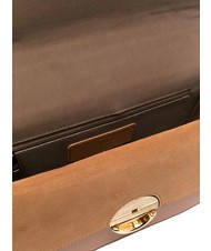 FURLA SFERA Sac bandouli&egrave;re en cuir &agrave; rabat Brandy - Sacs pour Femme - 4