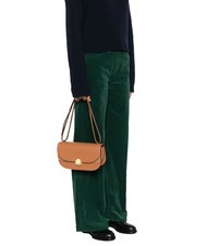 FURLA SFERA Sac bandouli&egrave;re en cuir &agrave; rabat Brandy - Sacs pour Femme - 5