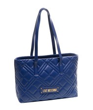 LOVE MOSCHINO QUILTED  Cabas épaule bleu - Sacs pour Femme - 2
