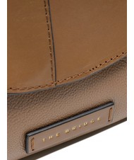 THE BRIDGE ELISABETTA Sac bandoulière en cuir à rabat huître ab. or - Sacs pour Femme - 3