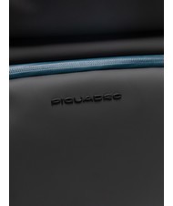 PIQUADRO CORNER SPECIALE GOMMATO Chariot à bagages à main résistant à l'eau Noir - Valises cabine - 6