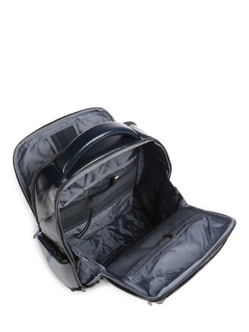 BLUE SQUARE  Sac à dos pour ordinateur portable 15,6" en cuir bleu - Sacs à dos pour ordinateur portable