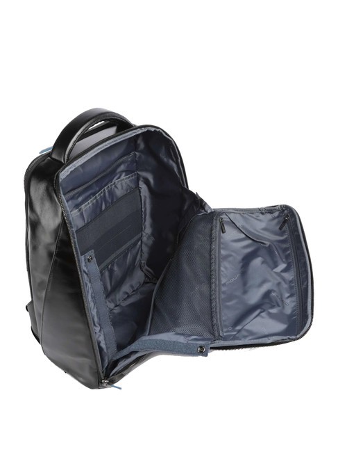 BLUE SQUARE Sac à dos en cuir, support ordinateur 14" Noir - Sacs à dos pour ordinateur portable