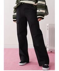 VANS ARROYO WIDE LEG Pantalon cargo large noir - Pantalons pour femmes - 4