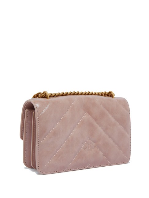 LOVE ONE MINI Mini sac en croûte de cuir poudre-or antique - Sacs pour Femme