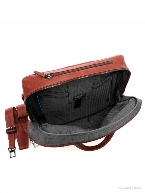 CAMPIONARIO - BLACK SQUARE Trolley pilote pour ordinateur portable 15,6", en cuir CUIR - Pilot case et Sacs ordinateur &agrave; roulettes