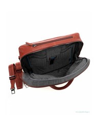 PIQUADRO CAMPIONARIO - BLACK SQUARE Trolley pilote pour ordinateur portable 15,6", en cuir CUIR - Pilot case et Sacs ordinateur &agrave; roulettes - 4
