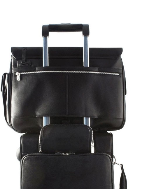 CAMPIONARIO - MODUS Mallette PC 13", en cuir Noir - Porte Documents Travail