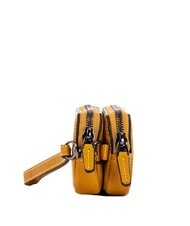 PIQUADRO CAMPIONARIO - BLACK SQUARE Mini pochette en cuir jaune - &Eacute;tui pour tablette & Organiseur - 3