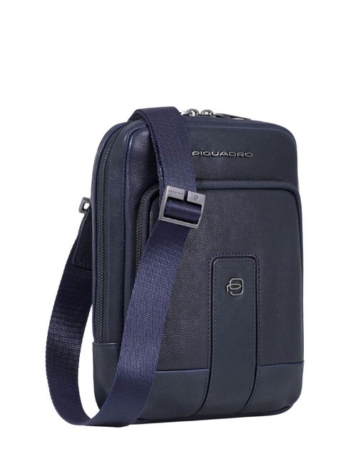 CARL Sac iPad mini en cuir bleu - Sacs en Bandoulières pour Homme