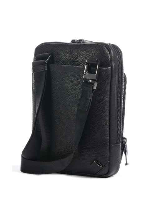 CARL Sac iPad mini en cuir Noir - Sacs en Bandouli&egrave;res pour Homme