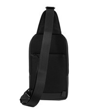 PIQUADRO STEVE Sac &agrave; dos &agrave; une &eacute;paule Noir - Sacs en Bandouli&egrave;res pour Homme - 3