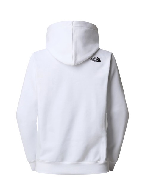 DREW PEAK Sweatshirt &agrave; capuche blanc tnf / noir tnf - Pulls molletonn&eacute;s