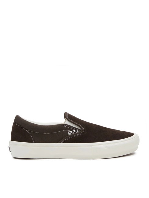 SKATE SLIP-ON Baskets de skate brun chocolat - Chaussures Homme