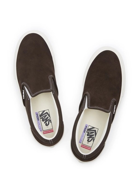 SKATE SLIP-ON Baskets de skate brun chocolat - Chaussures Homme