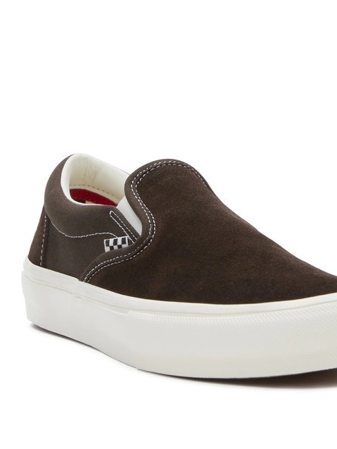 SKATE SLIP-ON Baskets de skate brun chocolat - Chaussures Homme