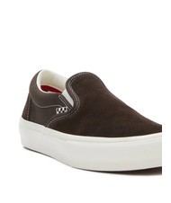 VANS SKATE SLIP-ON Baskets de skate brun chocolat - Chaussures Homme - 5