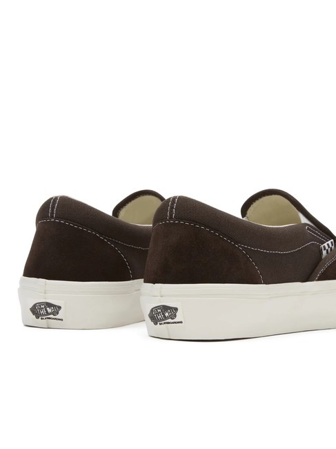 SKATE SLIP-ON Baskets de skate brun chocolat - Chaussures Homme