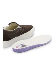 VANS SKATE SLIP-ON Baskets de skate brun chocolat - Chaussures Homme - 7