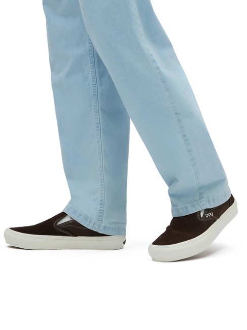 SKATE SLIP-ON Baskets de skate brun chocolat - Chaussures Homme