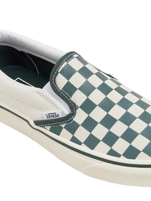 CLASSIC SLIP-ON  Chaussures en toile vert/vrai blanc - Chaussures unisexe