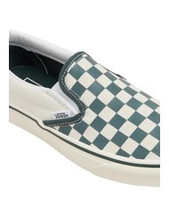 VANS CLASSIC SLIP-ON  Chaussures en toile vert/vrai blanc - Chaussures unisexe - 3