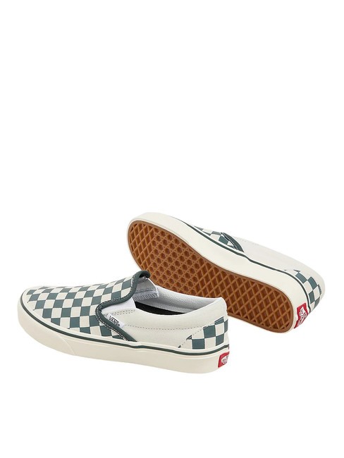 CLASSIC SLIP-ON  Chaussures en toile vert/vrai blanc - Chaussures unisexe