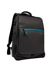 PIQUADRO CORNER SPECIALE GOMMATO  Sac &agrave; dos PC 14" Noir - Sacs &agrave; dos pour ordinateur portable - 2