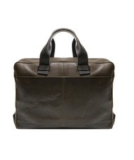 PIQUADRO CAMPIONARIO - PYRAMID Mallette en cuir, support pc 15" VERT - Porte Documents Travail - 4